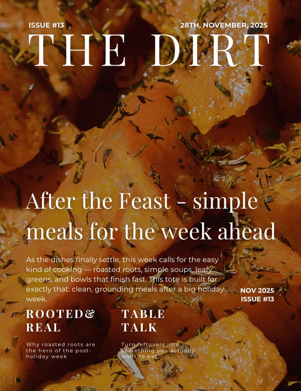 The Dirt · Issue #13 What’s Fresh, What’s New, and What’s Coming to Your Door Iron & Acre