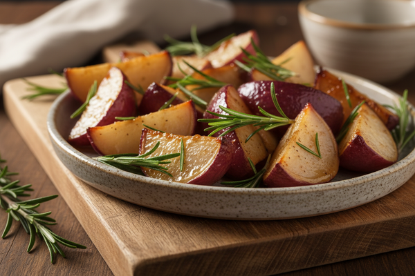 Maple-Roasted Purple Top Turnips with Rosemary