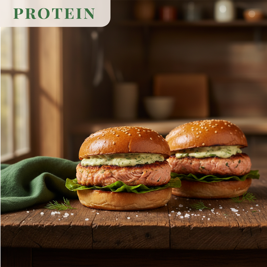 Grill Ready Wild Salmon Burgers (8 oz) 2 Burgers