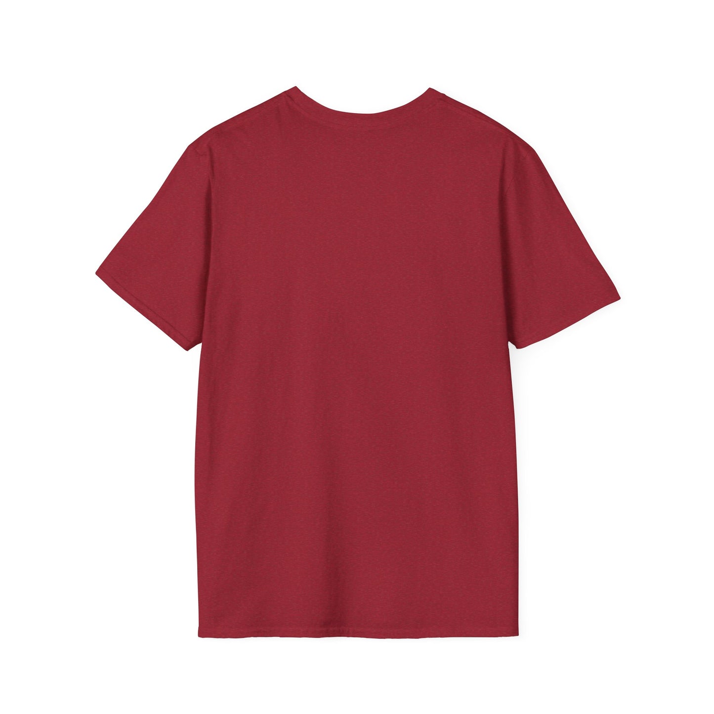 Back view of a comfortable, unisex maroon t-shirt, ideal for gym lovers and casual wear.