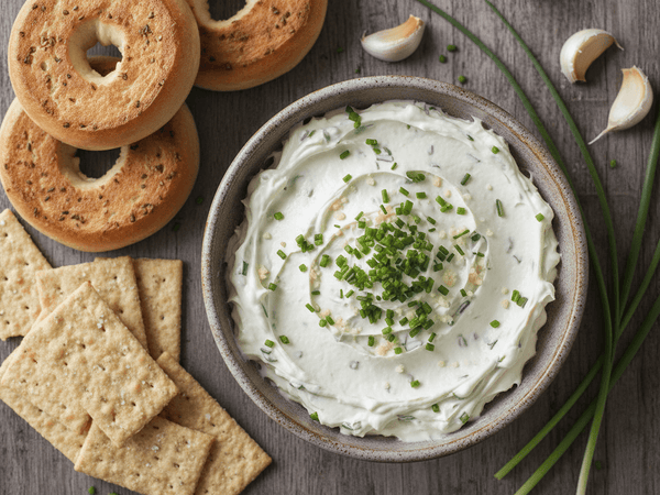 Garlic Chive Cream Cheese Spread