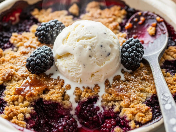 🫐 Brown Butter Blackberry Crisp