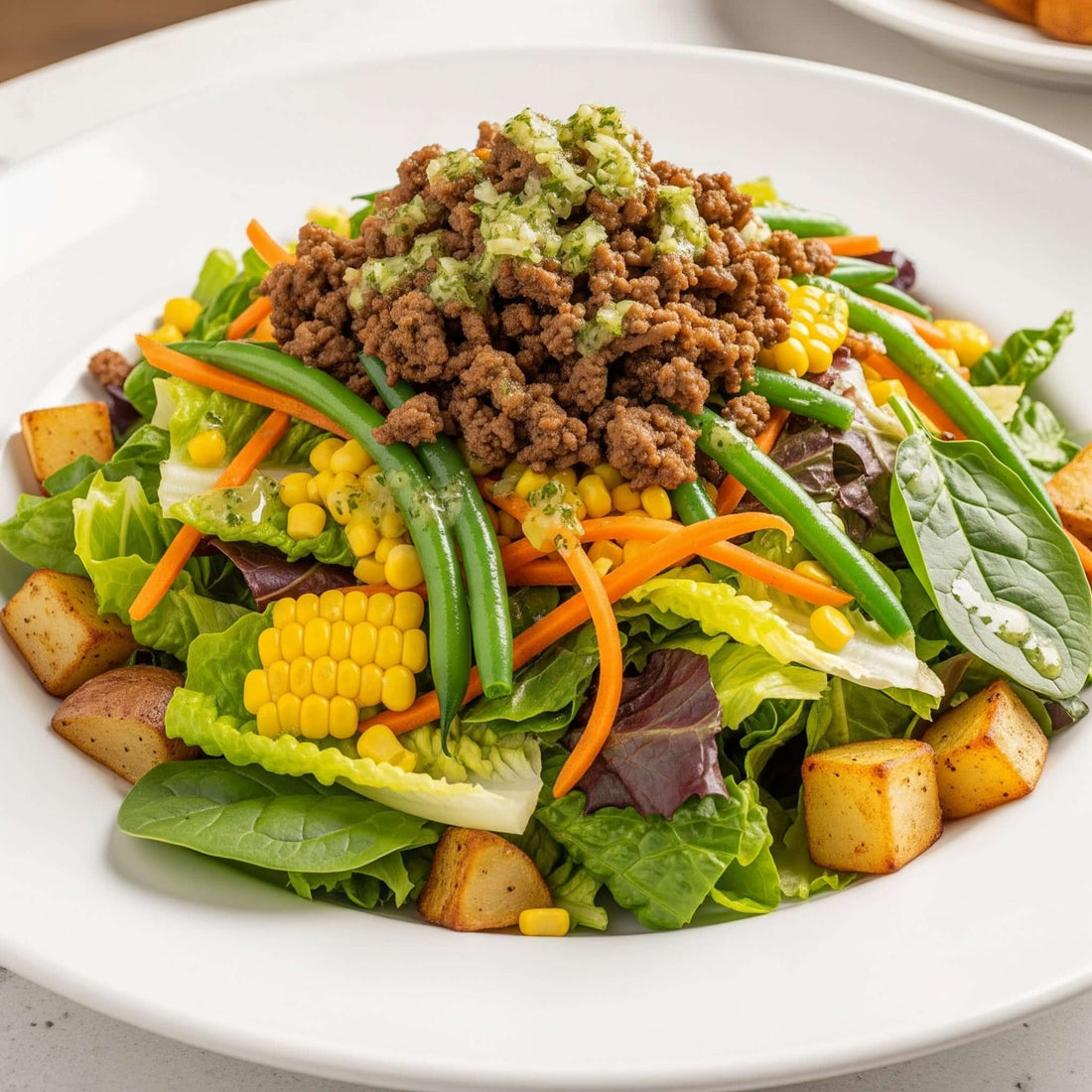 Grass-Fed Beef & Veggie Salad