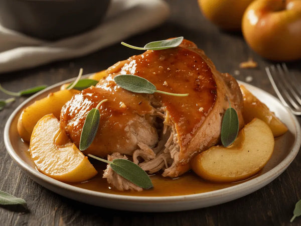 Cider-Braised Pork Shoulder with Apples and Sage