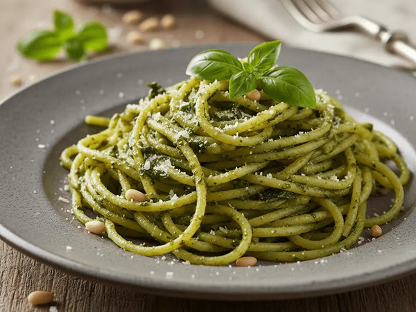 🌿 Classic Basil Pesto with Pasta