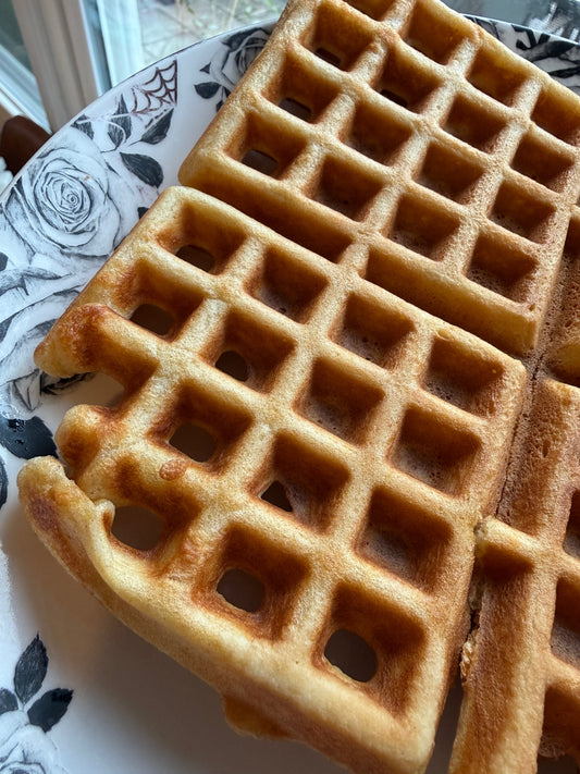 Honey-Kissed Stone-Ground Waffles