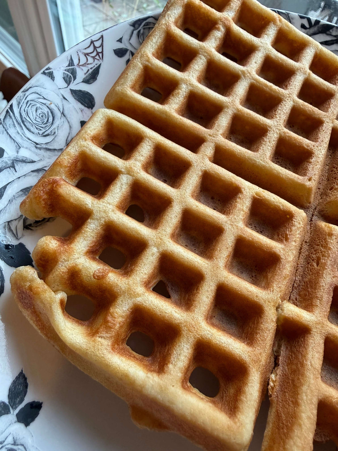 Honey-Kissed Stone-Ground Waffles