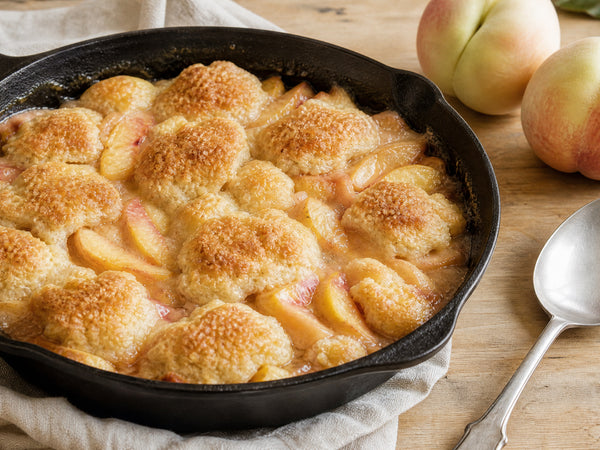 White Peach Cobbler