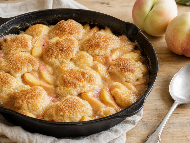 White Peach Cobbler