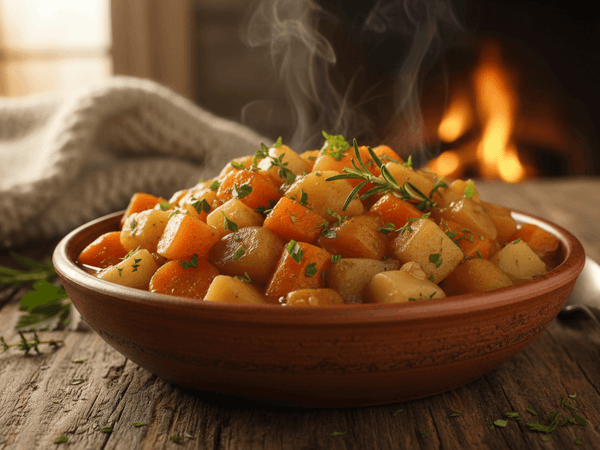 Hearty Winter Vegetable Stew with Root Veggies