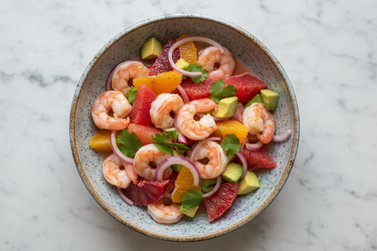 Bright Citrus Gulf Shrimp Ceviche with Winter Citrus