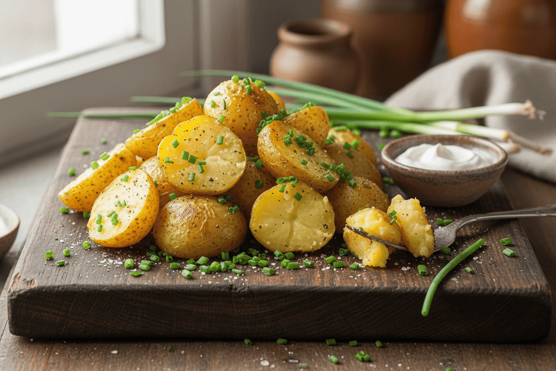 Yukon Gold Potatoes with Garlic Chives