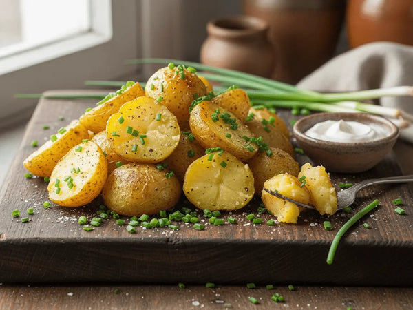 Yukon Gold Potatoes with Garlic Chives