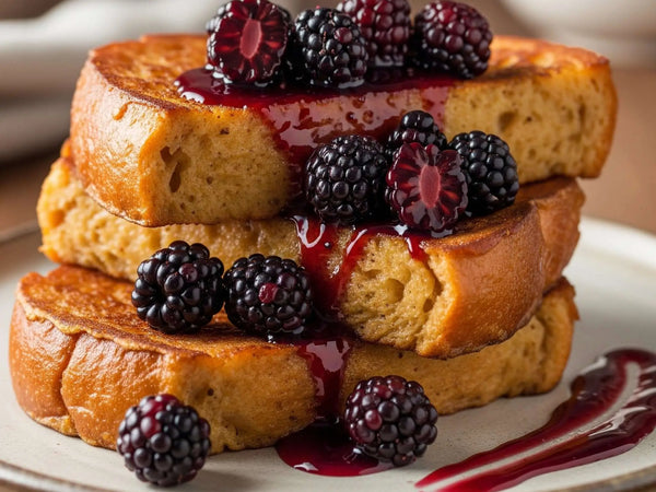 Blackberry & Honey Sourdough French Toast