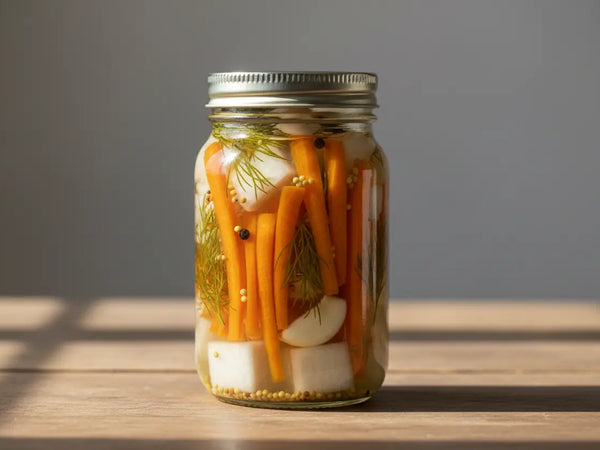 Quick Pickled Carrots & Turnips