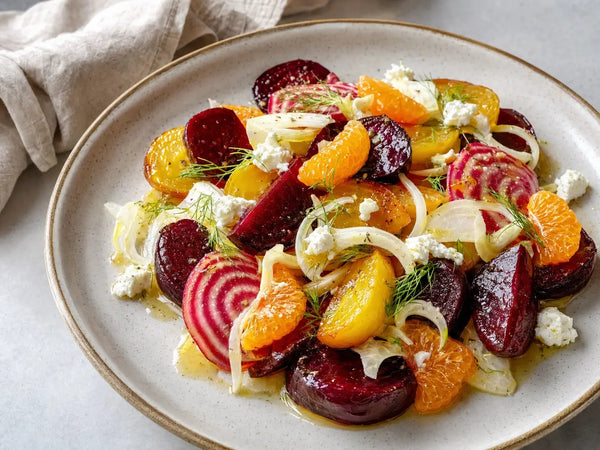 Shaved Fennel & Beet Salad with Citrus Vinaigrette
