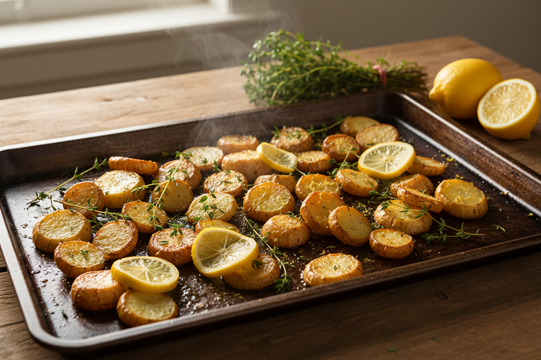 Roasted Sunchokes with Thyme and Lemon