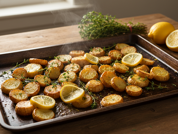 Roasted Sunchokes with Thyme and Lemon