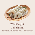 Wild Caught White Gulf Shrimp (1 LB)