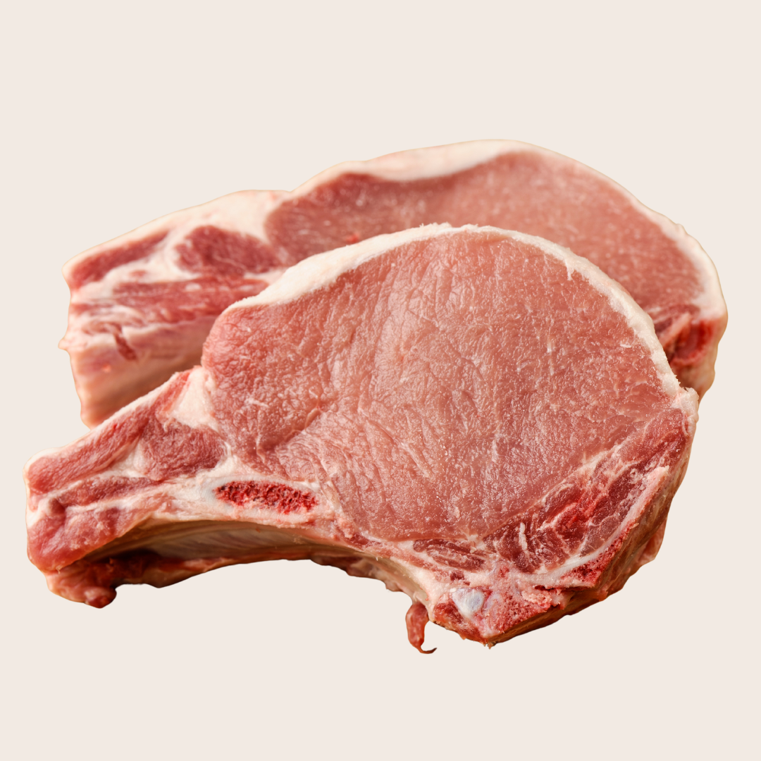 Pasture-Raised Heritage Pork Chops (Bone-In, 2 per Pack).