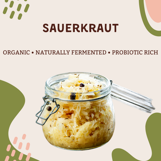 Naturally Fermented Sauerkraut - 24oz