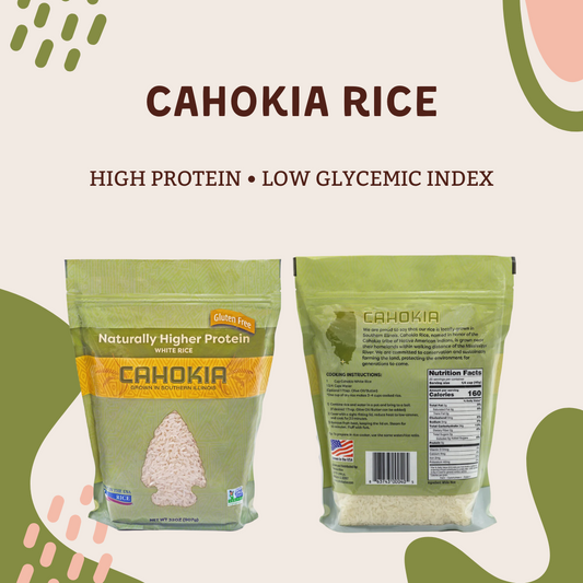 Cahokia Rice - High Protein Wild Rice (2lb Bag)