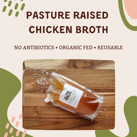Pasture Raised Chicken or Turkey Broth (24oz)
