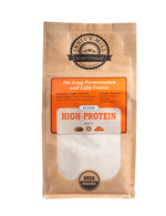 Janie's Mill - Organic High-Protein Bread Flour (3lb) in a paper package, ideal for creating loftier loaves.