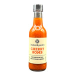 Bushel & Peck's Cherry Bomb Hot Sauce, included in the Iron & Acre Hot Sauce Flight