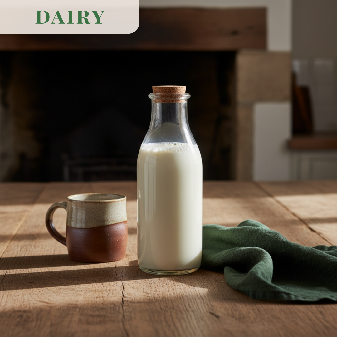 Farm Fresh Milk (Pasteurized, Non-Homogenized) 1/2 gal