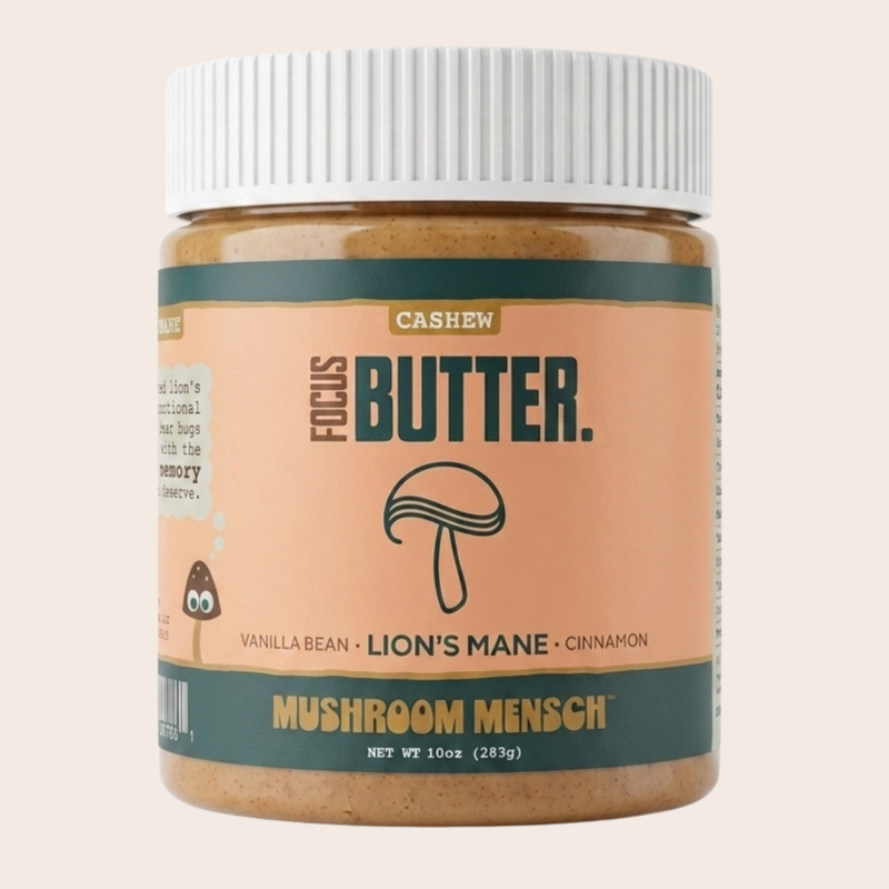 Cashew Butter infused with Lions Mane