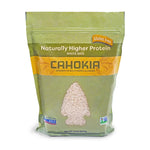 Cahokia Rice - High Protein Wild Rice (2lb Bag) packaging featuring gluten-free high protein white rice.