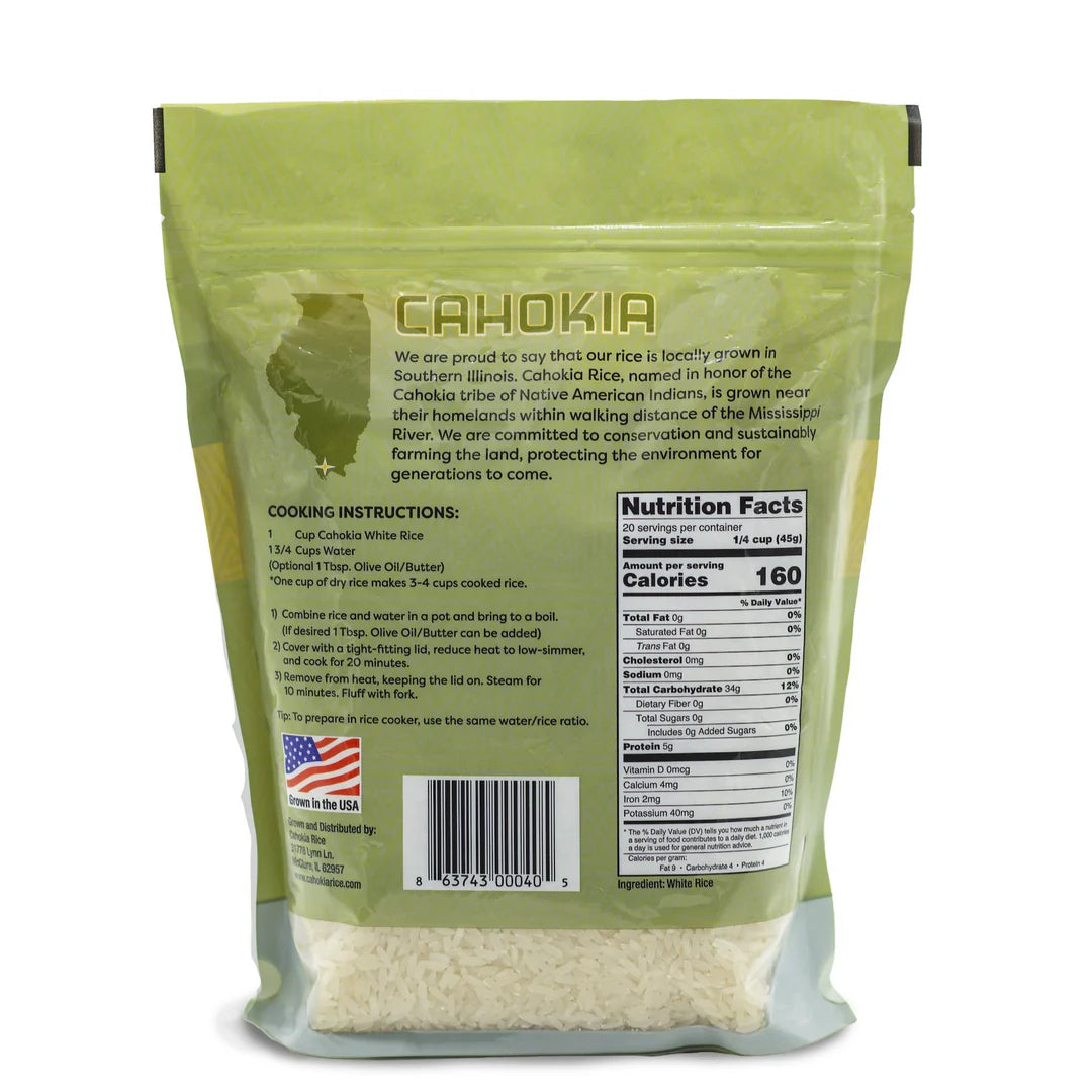 Cahokia Rice - High Protein Wild Rice (2lb Bag)